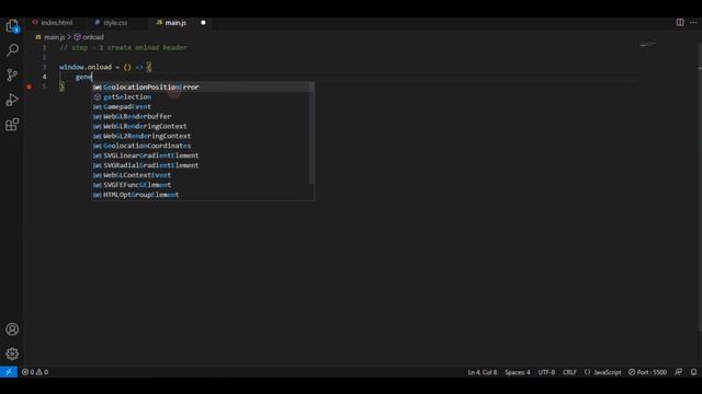 Generate Random RGB Color Using HTML CSS JavaScript смотреть онлайн