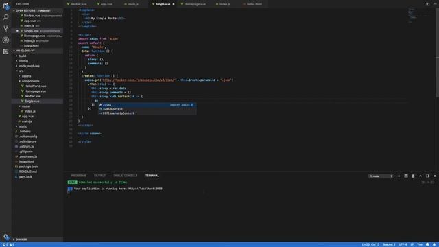 Building a HackerNews Clone in Vue.JS - Viewing Individual Articles - Part 5 смотреть онлайн