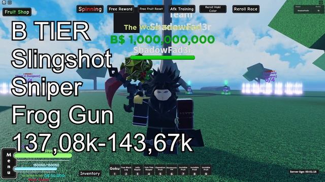 [AOPG] BEST GUN TIER LIST! A One Piece Game | Roblox смотреть онлайн