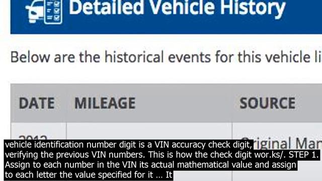 Vin check digit javascript value this app presents a huge host of information abt the vin смотреть онлайн