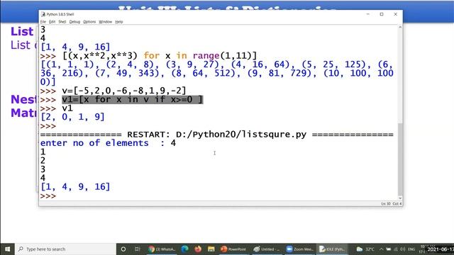 022 Python Unit 3 List Comprehensions and Nested Lists смотреть онлайн