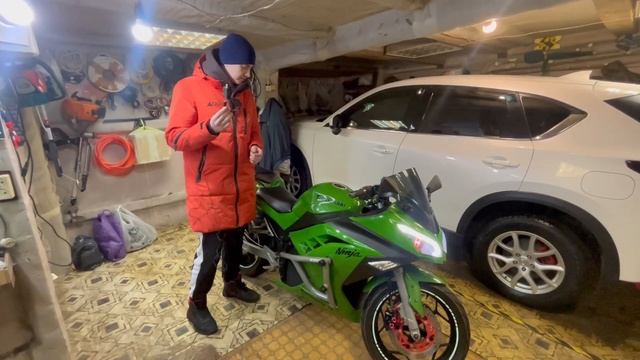 Электромотоцикл 4 кВт. Kawasaki Ninja. ПРОДАЖА! смотреть онлайн