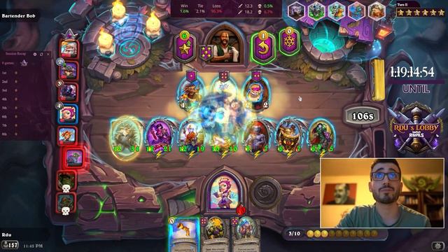 Early Double Evolve for Foe Reaper | Rdu Hearthstone Battlegrounds смотреть онлайн