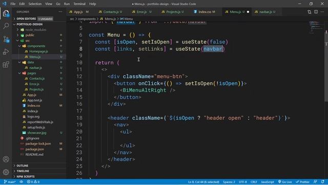 Learn ReactJs - Build A React Portfolio Website + React Routing + Netlify Routing + Hosting смотреть онлайн