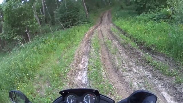 Yamaha YBR125 Мотоцикл для рыбалки смотреть онлайн