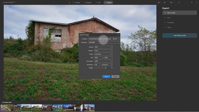 Luminar AI - How to Save and Export Photos in Luminar AI смотреть онлайн
