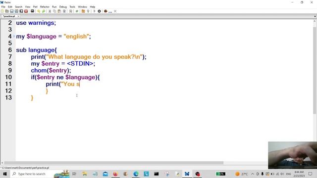 Perl Programming - Input Output Subroutine 2023 смотреть онлайн