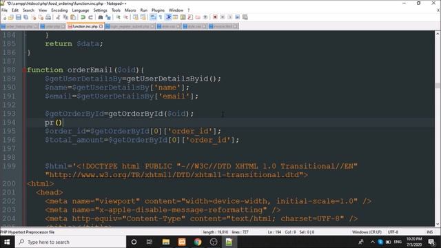 Step by step create an Online Food Ordering website using PHP - Part 16 смотреть онлайн