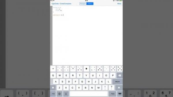 CppCode - offline C/C++ IDE & Compiler on iOS