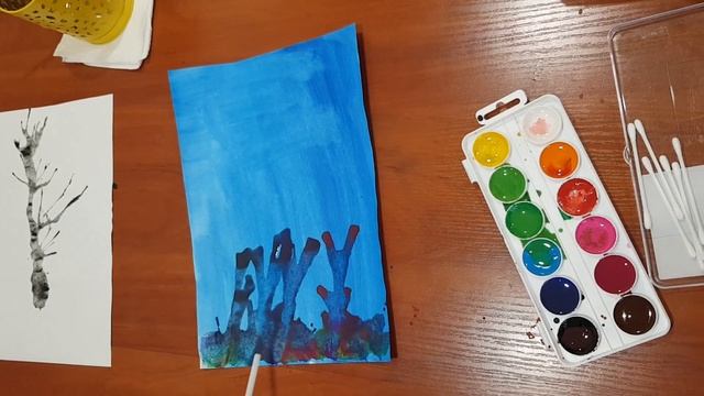 Рисование трубочкой | Развивающие занятия для дошкольников | Школа дома смотреть онлайн