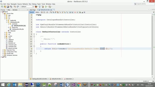 TP2 Symfony 3 : Bundle Route Controlleur смотреть онлайн