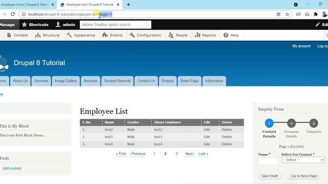 Drupal 8 Tutorial for Beginner Lesson-61:Implement Pagination Using Custom Module in Drupal 8 -Hind смотреть онлайн