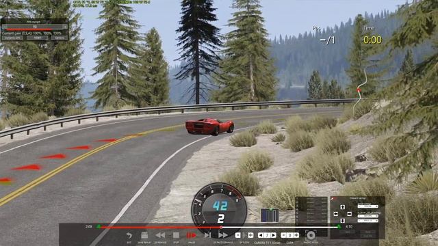 Assetto - Mt. Wilson Hillclimb LA - Ferrari 330 p4 1967 смотреть онлайн