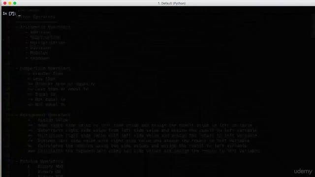 Arithmetic Operators on Python 3 смотреть онлайн