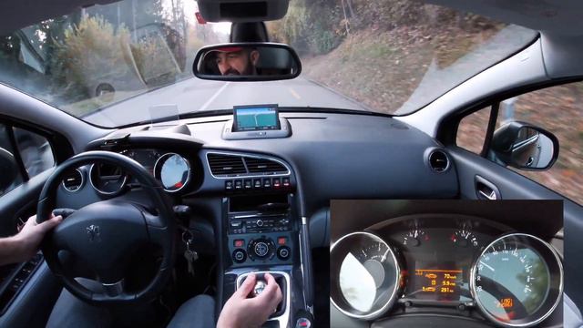 2011 Peugeot 3008 2.0 HDI FAP POV Drive Onboard