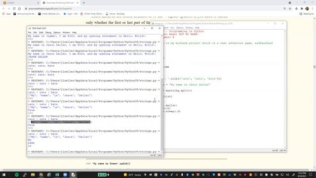 Manipulating Strings смотреть онлайн