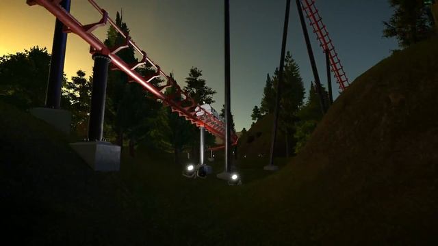 Planet Coaster: "Big Red" (Cinematic Offride) ► Arrow Dynamics Giga Coaster смотреть онлайн