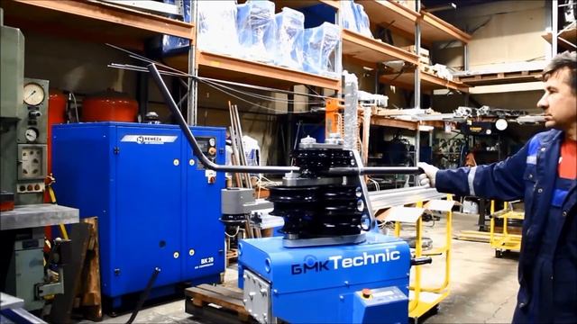 ТРУБОГИБ БЕЗДОРНОВЫЙ с ЧПУ TECHNIC - гибка водогазопроводной трубы. Pipe bending смотреть онлайн