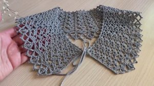 «ВАЛЬС ЦВЕТОВ» 🌼Воротничок КРЮЧКОМ. 🌼Вяжем вместе шаг за шагом.🌸