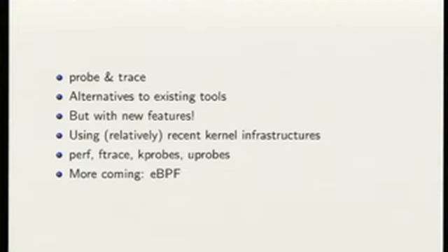Jiří Olša, Arnaldo Carvalho de Melo - News from perf land: probe, trace and scripting смотреть онлайн