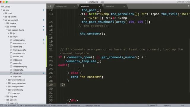 How to add pagination, comments, 404 page, search page in WordPress theme development. смотреть онлайн