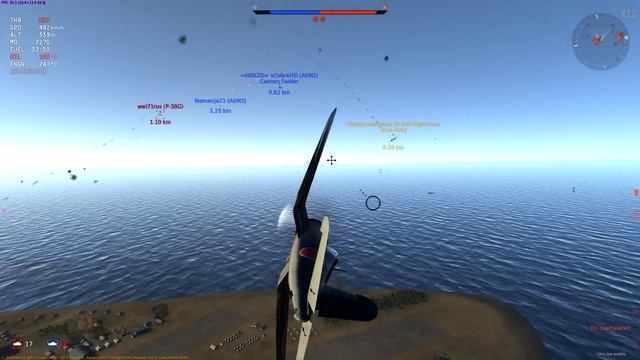 War Thunder Gameplay - Premium Japanese F4U-1a Corsair - Realistic Battles - Dogfights смотреть онлайн