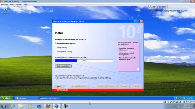 Installing Oracle 10g смотреть онлайн
