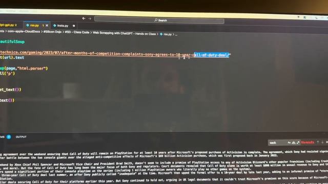 Beautiful Soup Python Module for Web Scraping смотреть онлайн