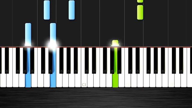 Wham! - Last Christmas - EASY Piano Tutorial by Plutax - Synthesia смотреть онлайн