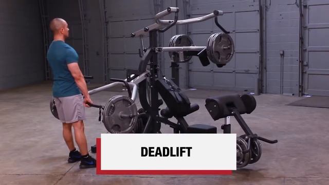 Многофункциональный тренажер Body-Solid SBL460P4 со скамьёй для жима FID46 смотреть онлайн