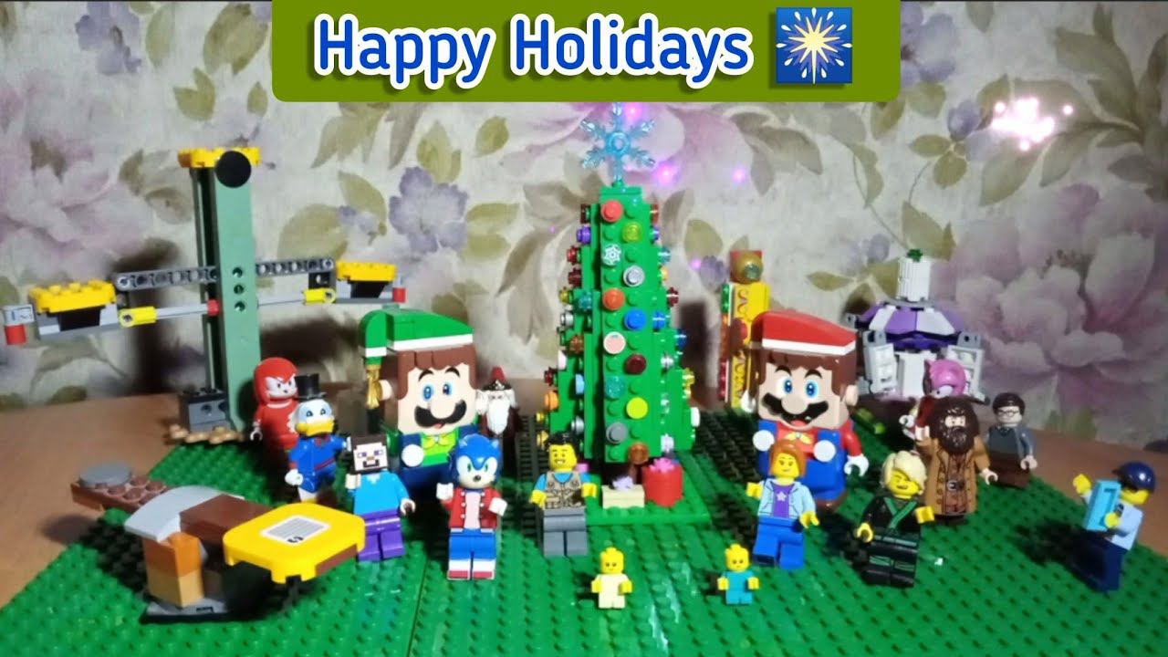 Christmas Wonder. Lego Stop Motion Animation. Lego Super Mario and Luigi Santa Clauses costumes смотреть онлайн