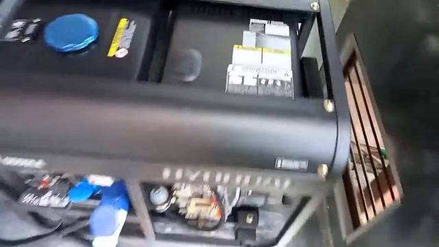 Подключение и первый автоматический пуск генератора Hyundai смотреть онлайн