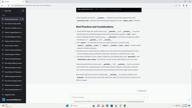 Python function setattr and getattr смотреть онлайн