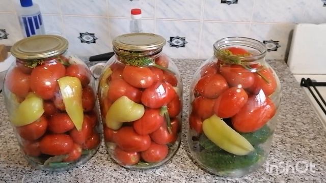 "Мои любимые рецепты... "Консервирую помидоры и ассорти (огурцы, помидоры). смотреть онлайн