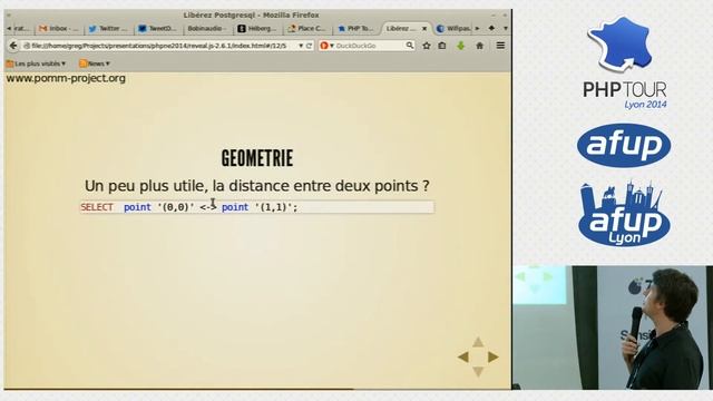Libérez les fonctionnalités de Postgres dans vos développements - PHP Tour Lyon 2014 #phptour смотреть онлайн