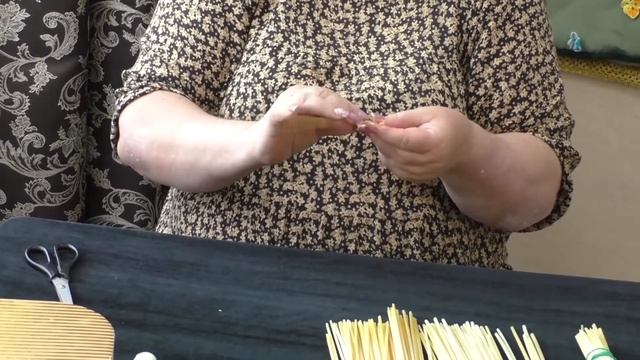 Мастер-класс от Натальи Баевой - Звезда из соломы смотреть онлайн