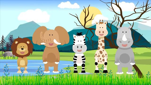 ПЕСЕНКА ПРО ЖИВОТНЫХ 🐯 ПЕСНЯ ДЛЯ ДЕТЕЙ 🐵 ЖИВОТНЫЕ 🐱 ВЕСЁЛАЯ ПЕСЕНКА 🐻 смотреть онлайн