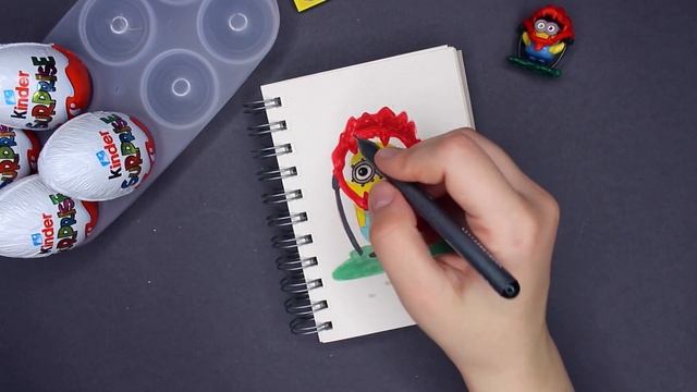 РИСУЮ ТО ЧТО В КИНДЕРАХ | ИДЕИ ДЛЯ СКЕТЧБУКА смотреть онлайн