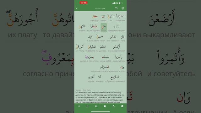 Сура Ат Талак (65 Развод) Коран . Зикр . Пословный перевод и перевод смыслов на разных. смотреть онлайн