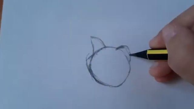 Как нарисовать котёнка??.Рисуем котёнка просто. смотреть онлайн