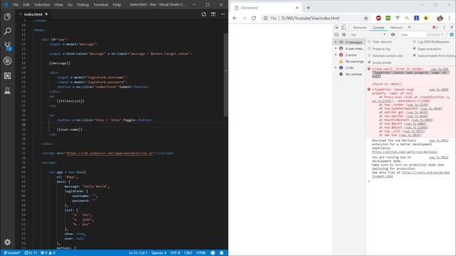 Vue Beginner Guide Ep.6 - Conditional Directives смотреть онлайн