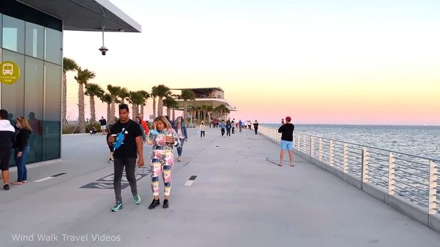 [4K] St. Pete Pier In St. Petersburg, Florida USA - Sunset Walking Tour Vlog & Vacation Travel Guid