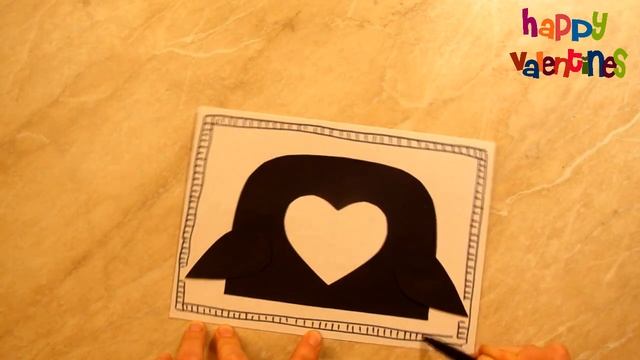 Valentine's day cards. Valentine's Day Card Easy Penguin - Creative diy projects смотреть онлайн