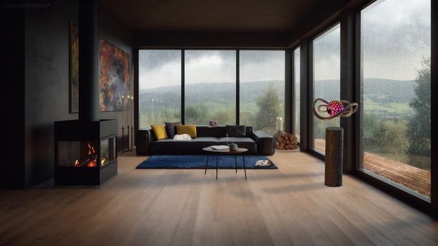 ??Raining Cats & Dogs | ?Gentle Rain & Rolling Thunder | Relaxation, Sleep or Study | 10 Hours смотреть онлайн