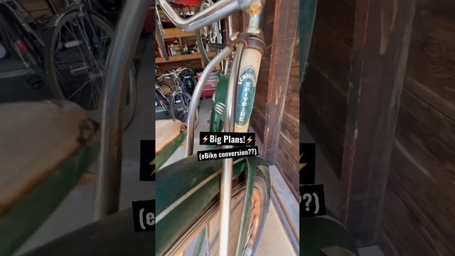 Ebike conversion!?!? Should I convert this 1952 Schwinn into an eBike? смотреть онлайн