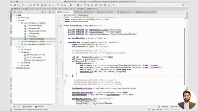 27.2. Project BootCamp Day-4 | Database Functions Part 2 | Android App Development with Kotlin #app смотреть онлайн