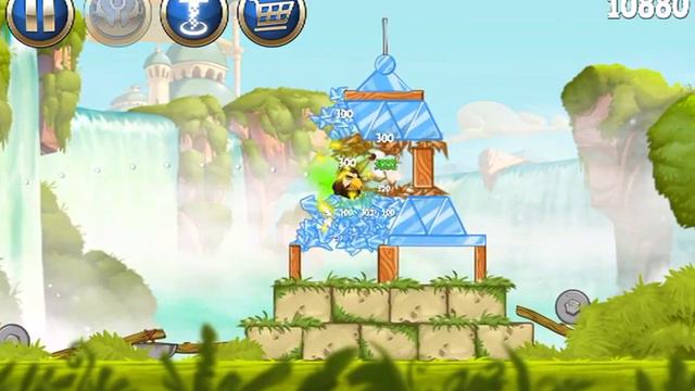 Angry Birds Star Wars 2 / Naboo Invasion / Level B1-1 / All Three Stars walkthrough смотреть онлайн