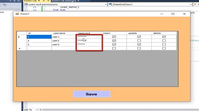 Show and hide password in column datagridview in VB. net смотреть онлайн