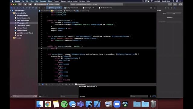 In App Purchases Tutorial (Consumable) - Swift 5, Xcode 12, 2020 iOS Development смотреть онлайн
