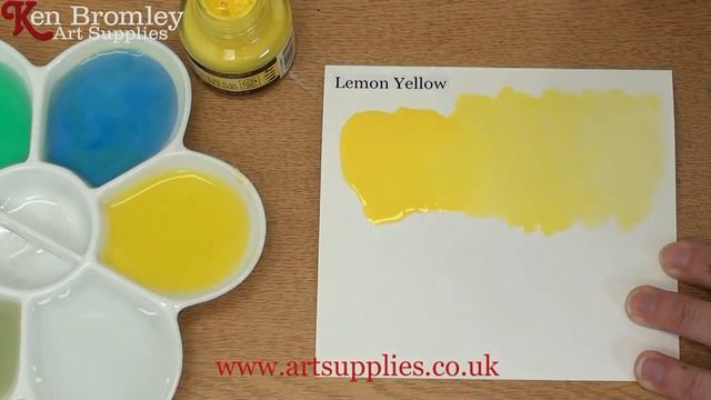 Daler Rowney FW Ink Lemon Yellow 651